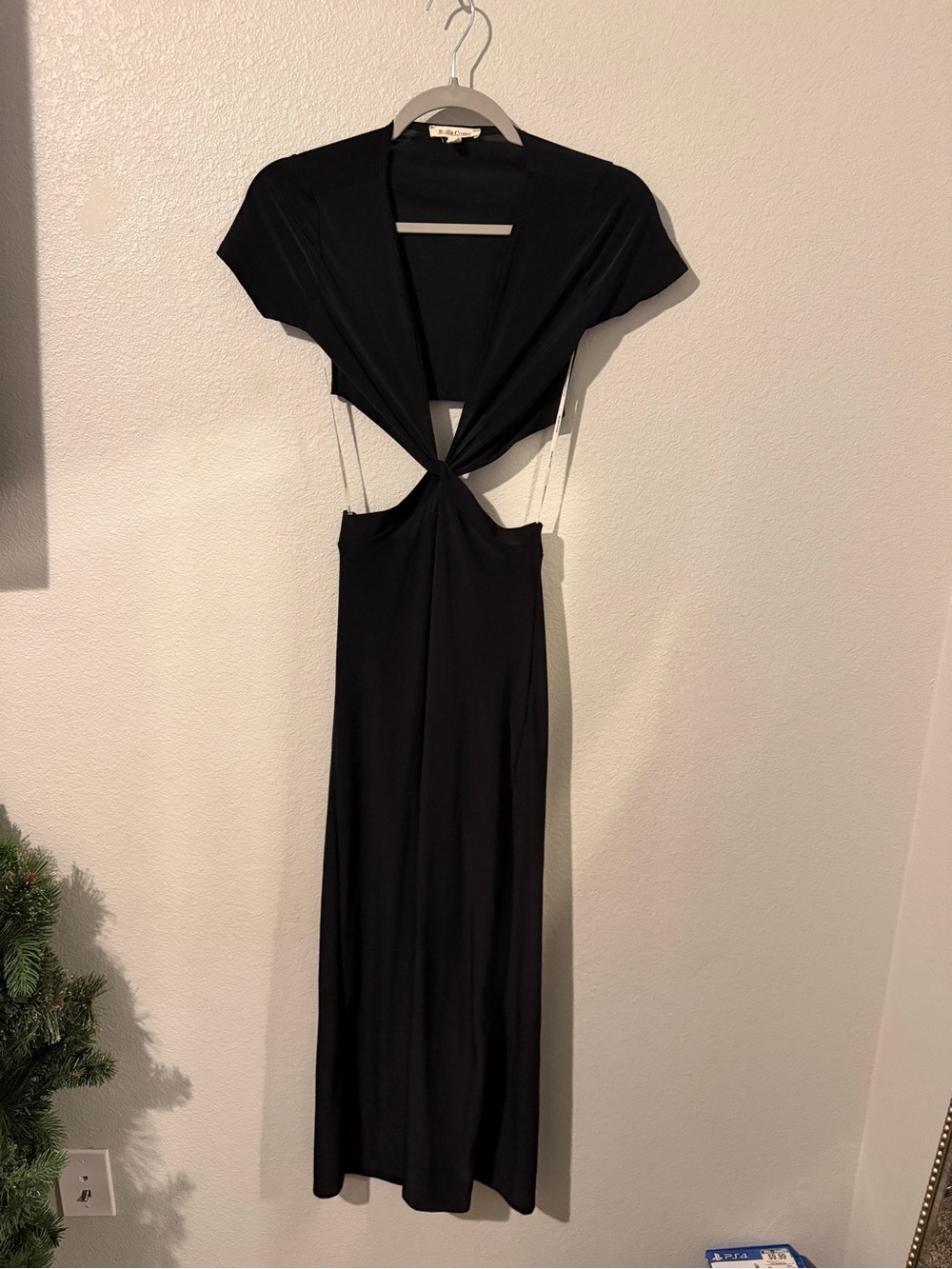 Rolla Coster Black cutout Twist Maxi Dress